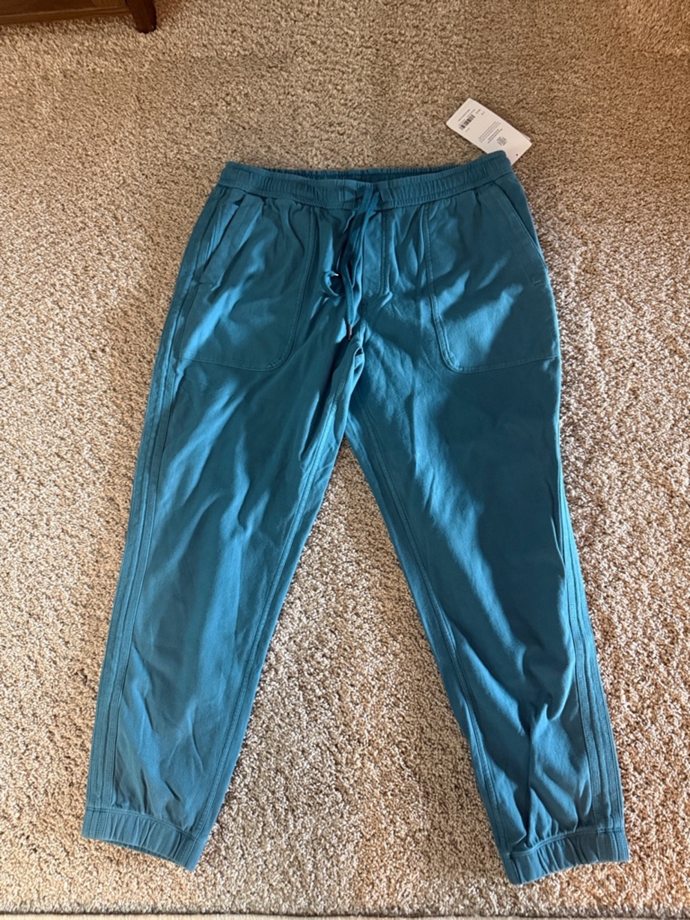 Athleta Teal Blue Track Joggers